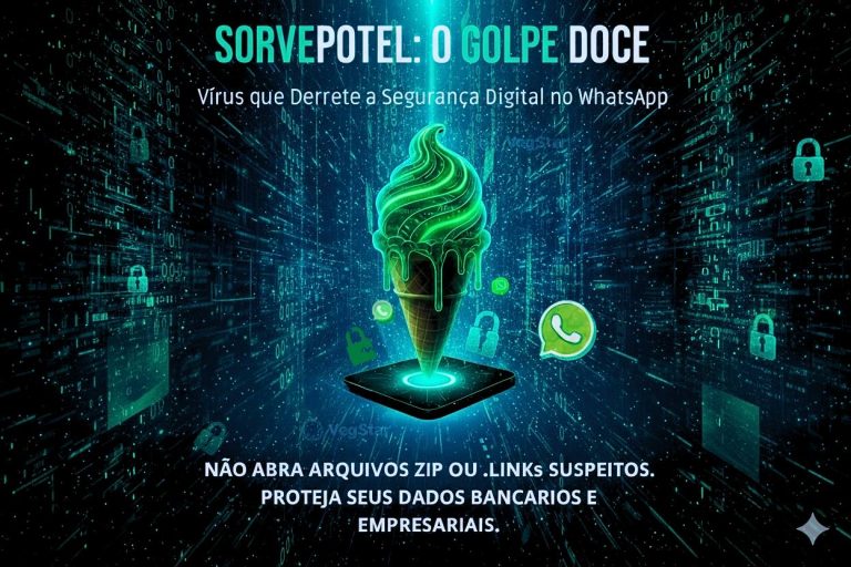 Sorvepotel: o Malware Brasileiro que se Espalha pelo WhatsApp e Rouba Dados Corporativos.